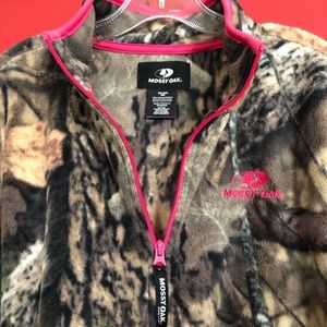 Women’s 2XL Mossy Oak camouflage fleece jacket